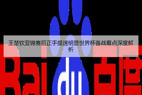 王楚钦亚锦赛后正手提速明显世界杯备战看点深度解析